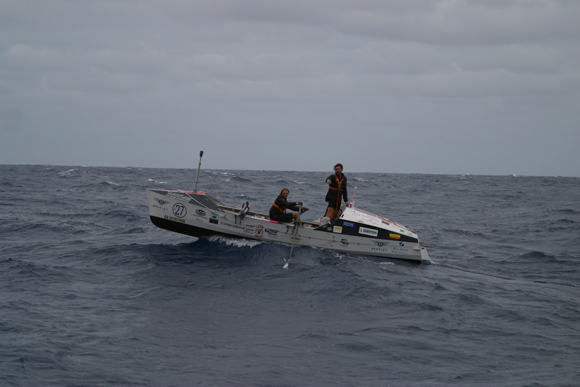 The open Atlantic, photographed during Phillip Carrington’s crossing